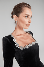 Ariana Crystal Mini Elbise