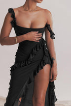 Stefania Ruflle Maxi Elbise