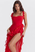 Stefania Ruflle Maxi Elbise